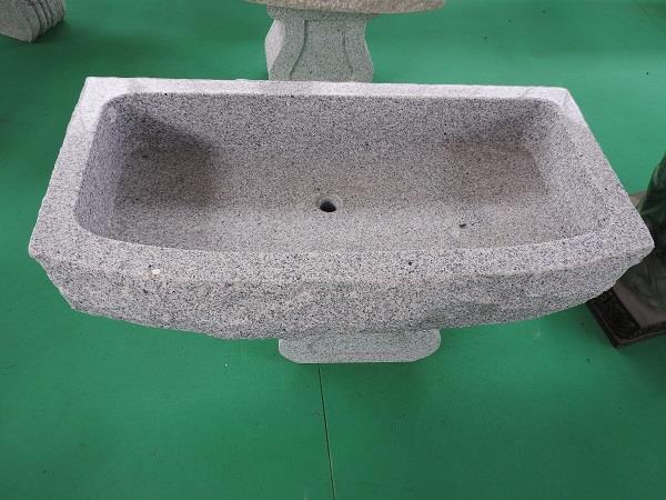 LAVABO LARICE 80 SENZA SCOLAPIATTI - Granito grigio