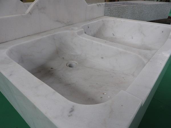 LAVABO QUERCIA - Marmo bianco