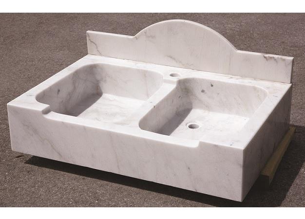 LAVABO QUERCIA - Marmo bianco