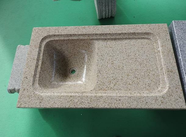 LAVABO IROKO QUADRO - Granito giallo