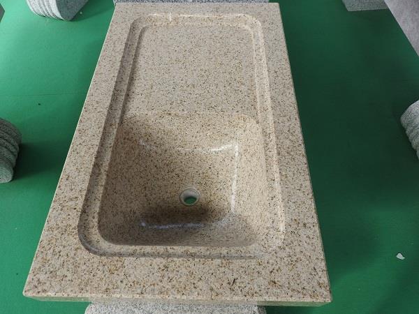 LAVABO IROKO QUADRO - Granito giallo