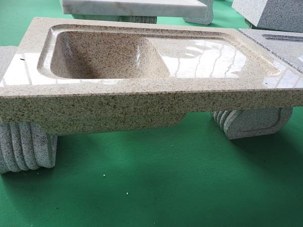 LAVABO IROKO QUADRO - Granito giallo
