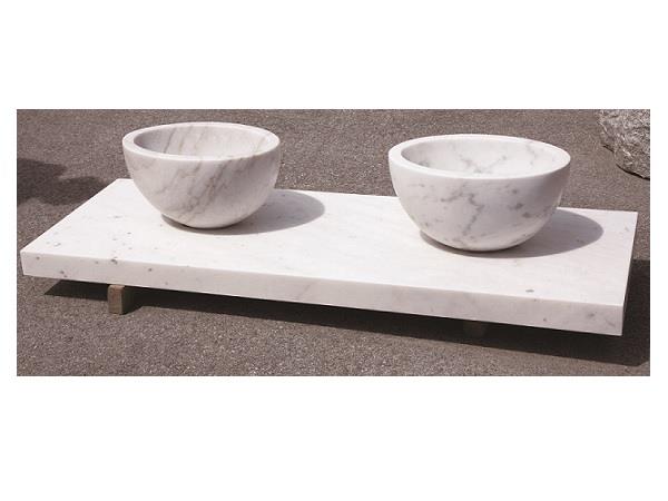 LAVABO BETULLA - Marmo bianco