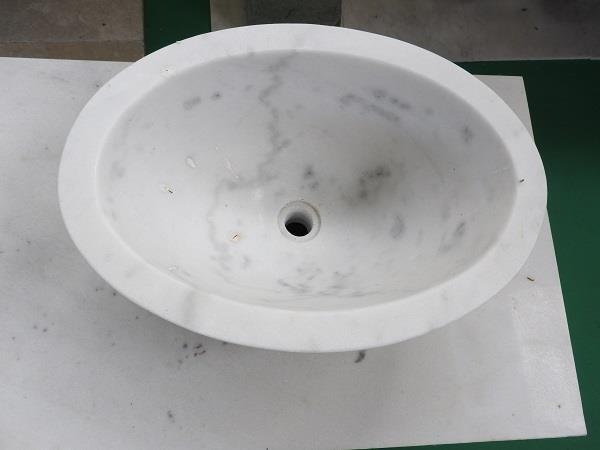 LAVABO BETULLA - Marmo bianco