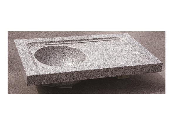 LAVABO IROKO TONDO - Granito grigio