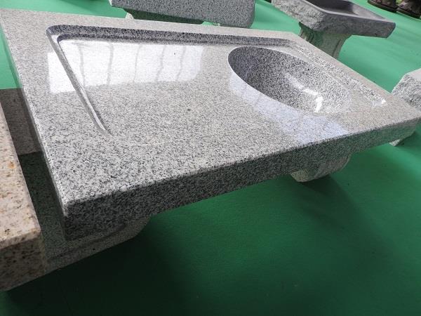 LAVABO IROKO TONDO - Granito grigio