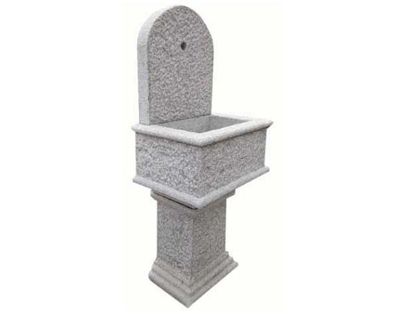 FONTANA RUSTICA A MURO - Granito grigio