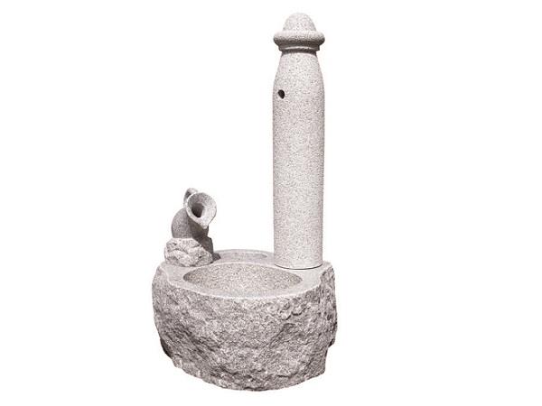 FONTANA 200 COLONNA TONDA - Granito grigio