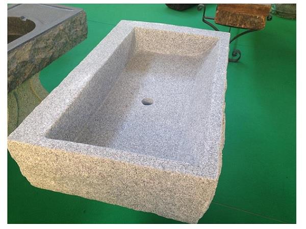 LAVABO TEAK 62x100 - Granito grigio
