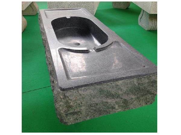 LAVABO ABETE - Granito grigio scuro