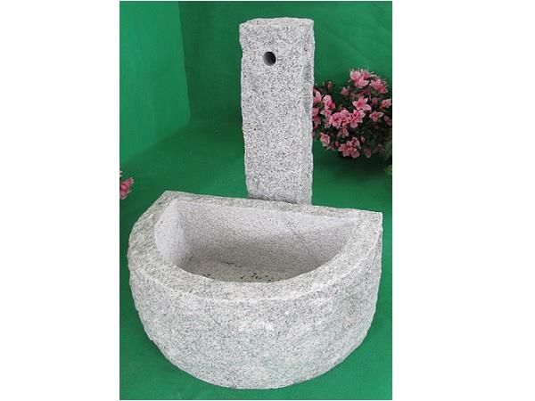 FONTANA CICALA MEZZALUNA - Granito grigio